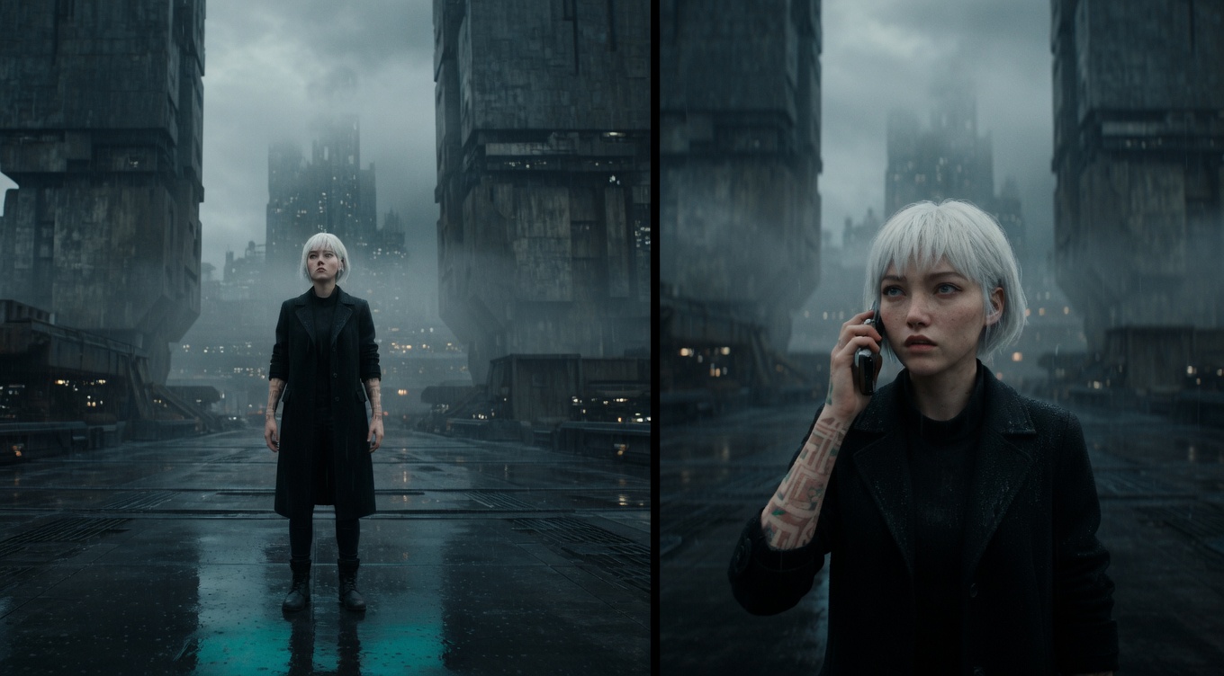 Split Screen cinematic example