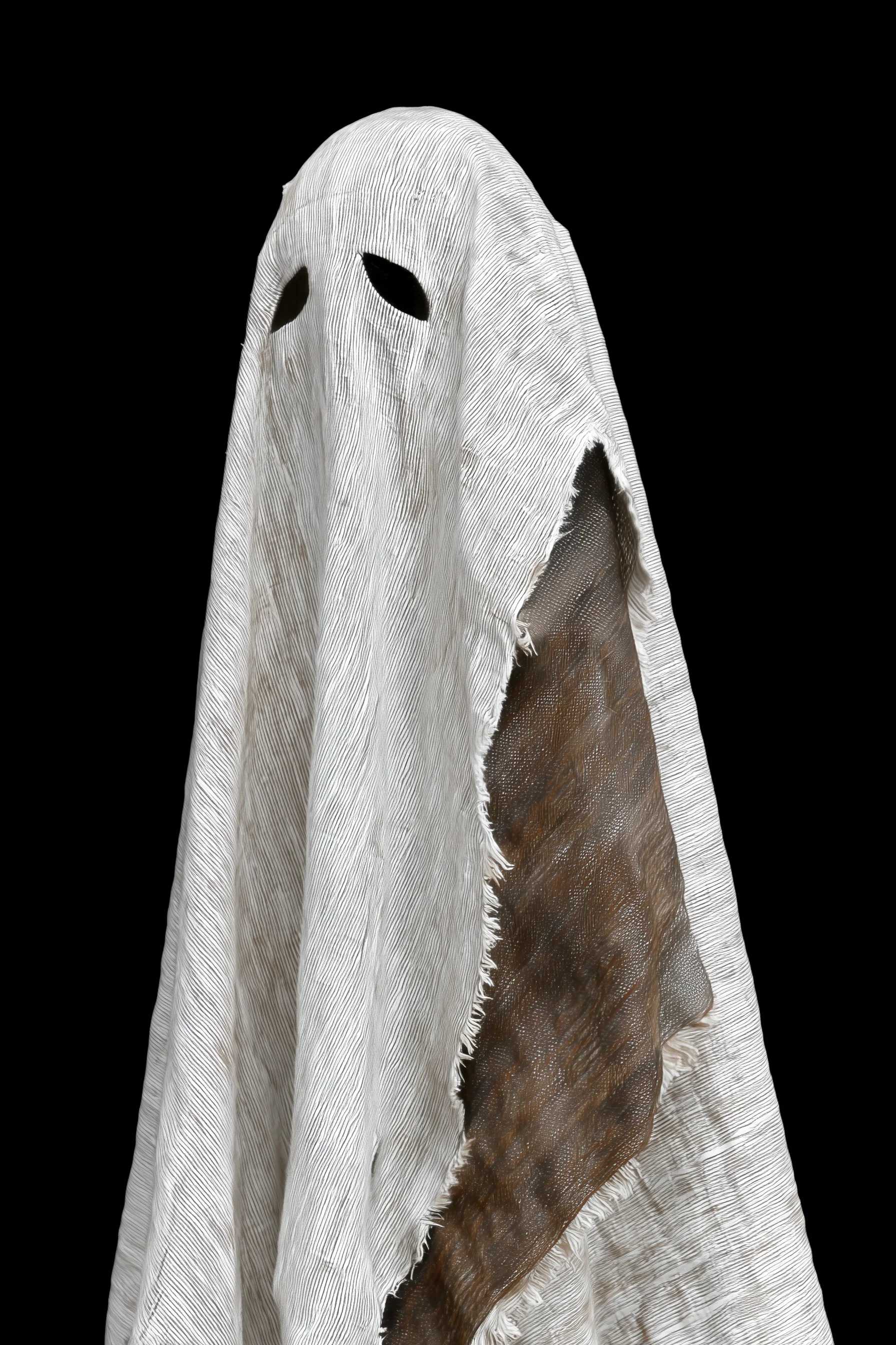 A pale figure suspended in dark space, from the VVSVS Kultur world